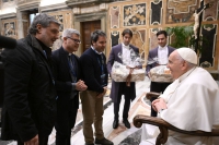 GOEL da Papa Francesco insieme al convegno di Sovvenire GOEL da Papa Francesco insieme al convegno di Sovvenire