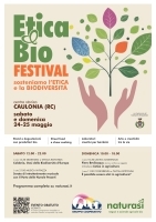 NaturaSi e GOEL - Gruppo Cooperativo: Etica Bio Festival a Caulonia il 24 e 25 maggio NaturaSi e GOEL - Gruppo Cooperativo: Etica Bio Festival a Caulonia il 24 e 25 maggio