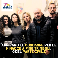 ARRIVANO LE CONDANNE PER LE MINACCE A PINO TRIMBOLI, GOEL PARTE CIVILE