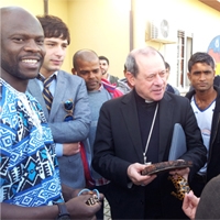Il vescovo di Locri-Gerace  visita il Gruppo Cooperativo GOEL 